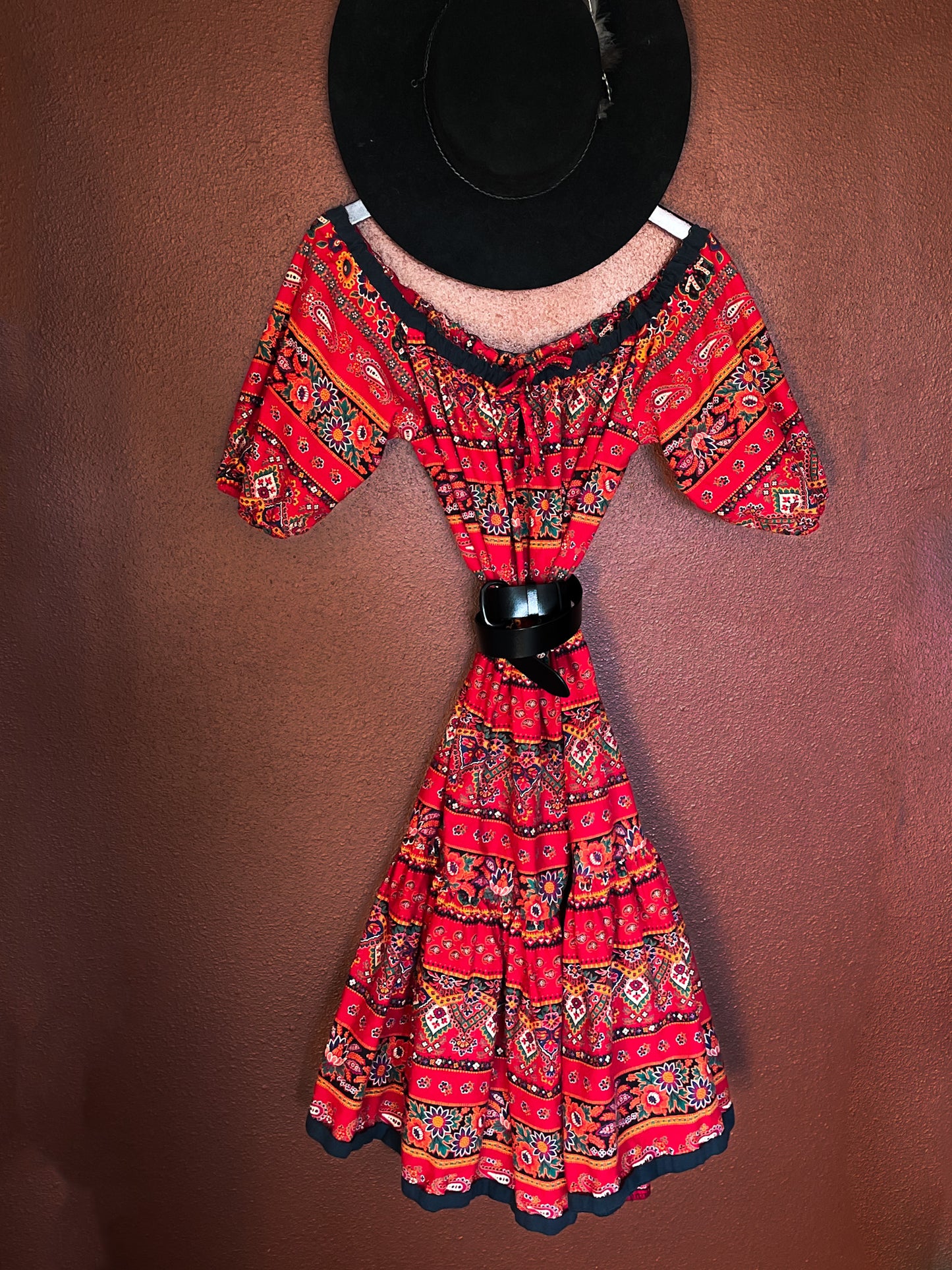 The Red Vintage House Dress