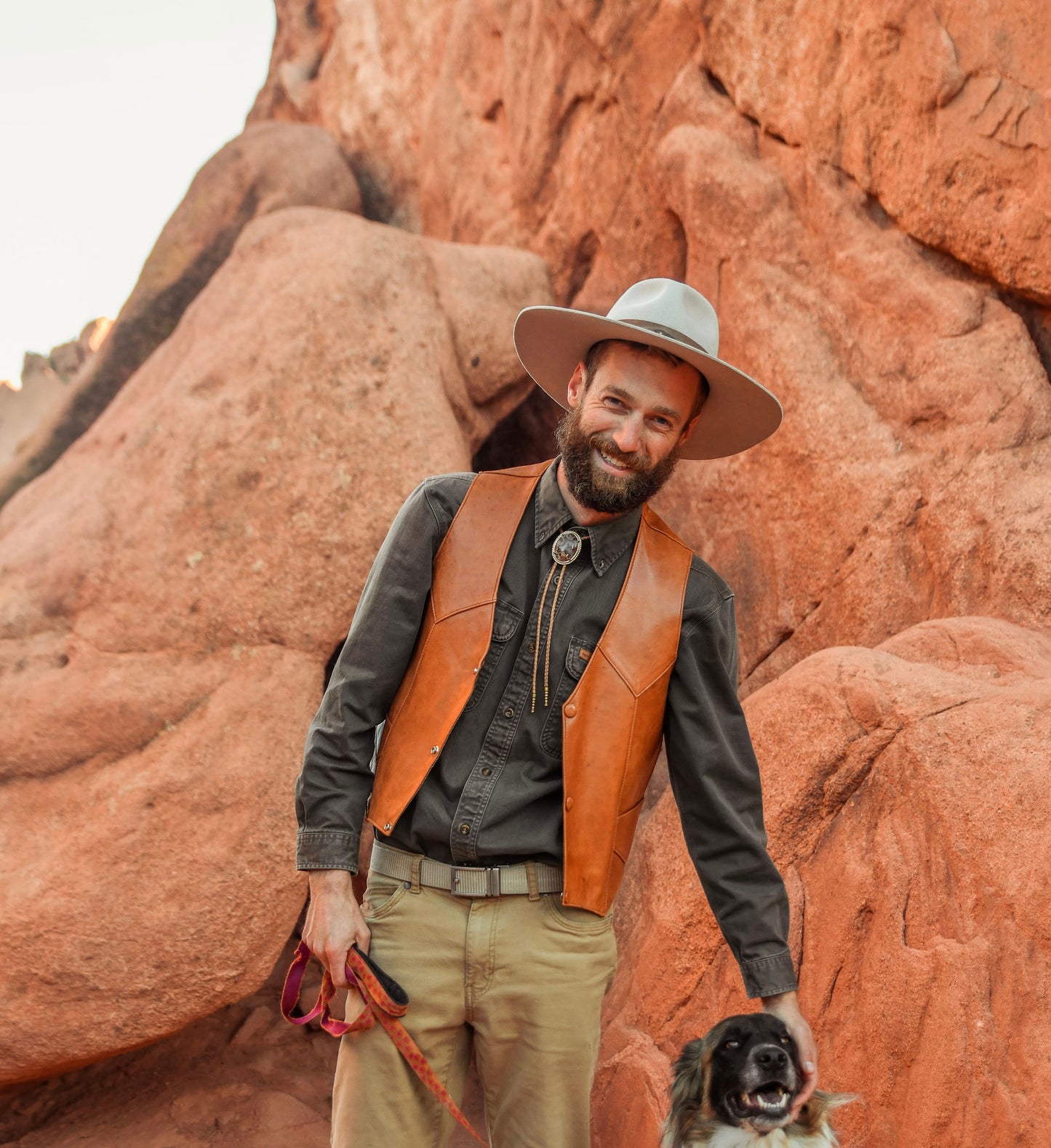 The Leather Vest