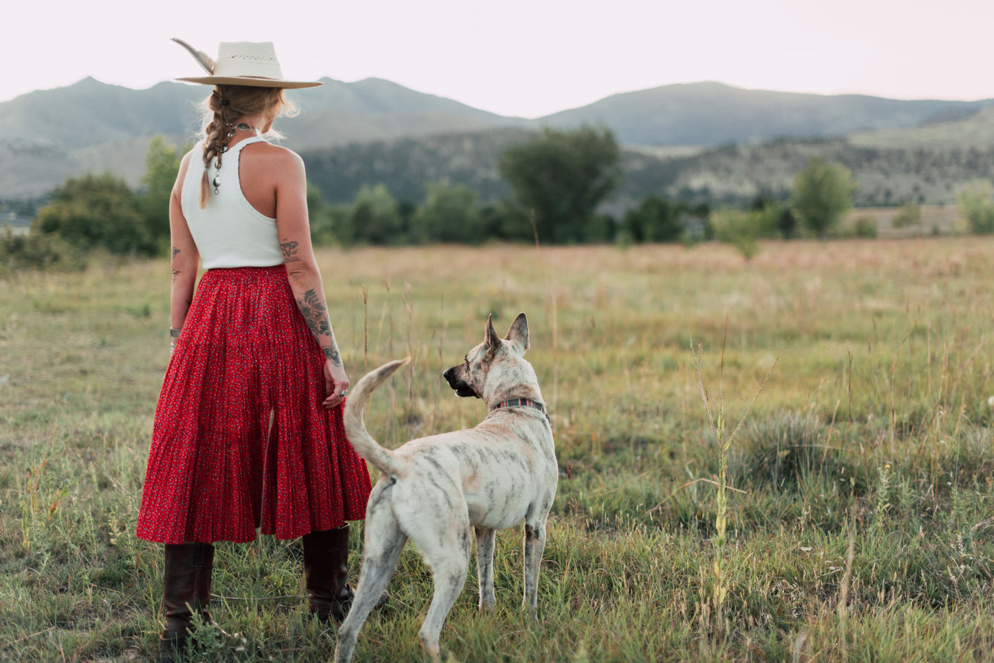 Perfect Prairie Skirt [Red]